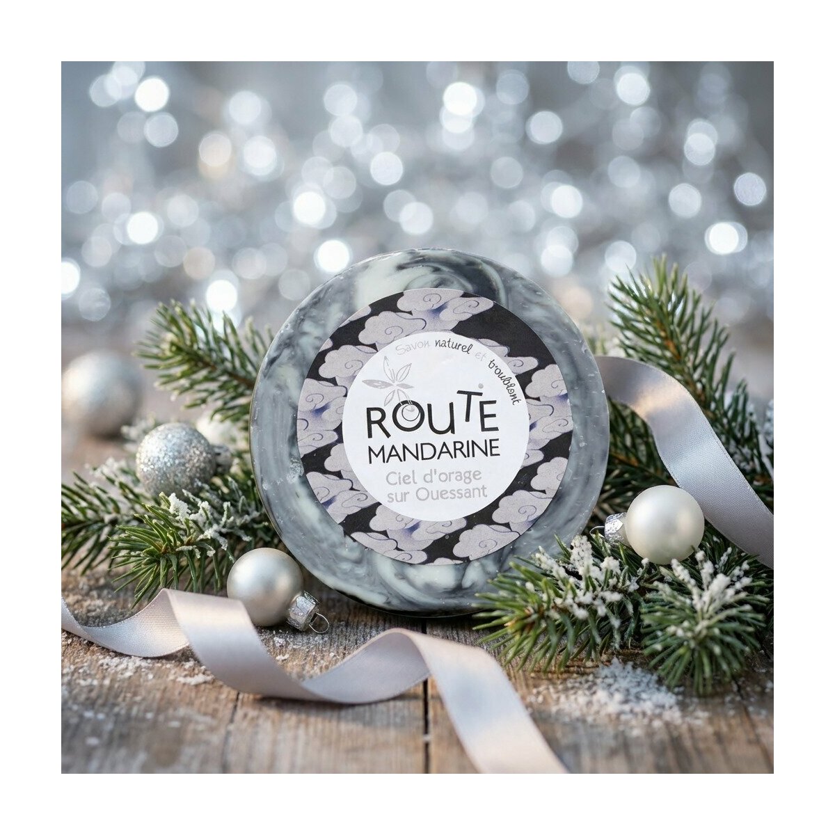 Savon "Ciel d'orage sur Ouessant" - Patchouli, mandarine et lavandin