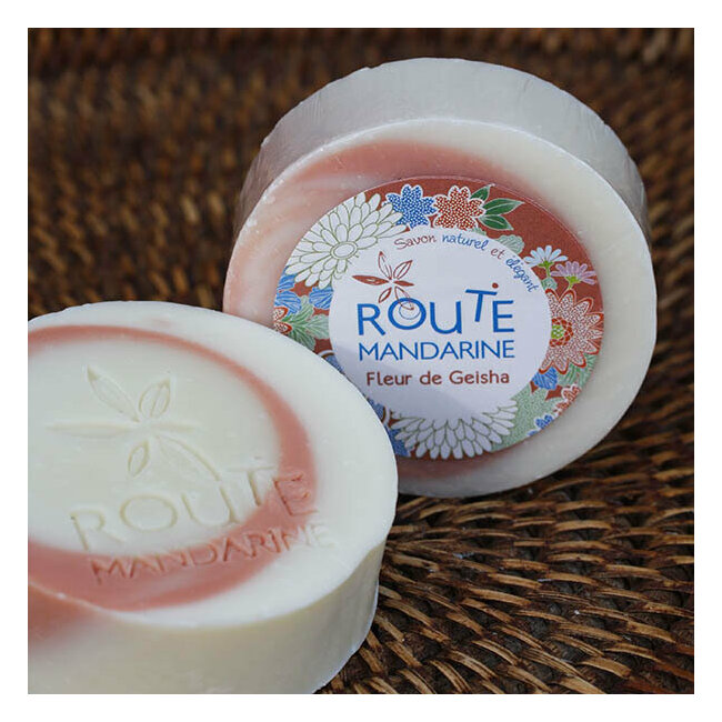 Savon  froid fleur de geisha route mandarine