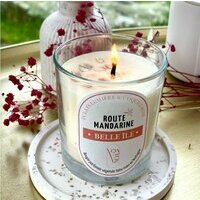 Bougie naturelle bio et vgtale NAO  l'amande - 120 g