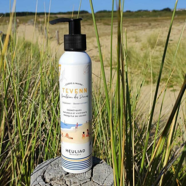Lait corps et mains apaisant - tevenn, Emulsion des dunes HEULIAD