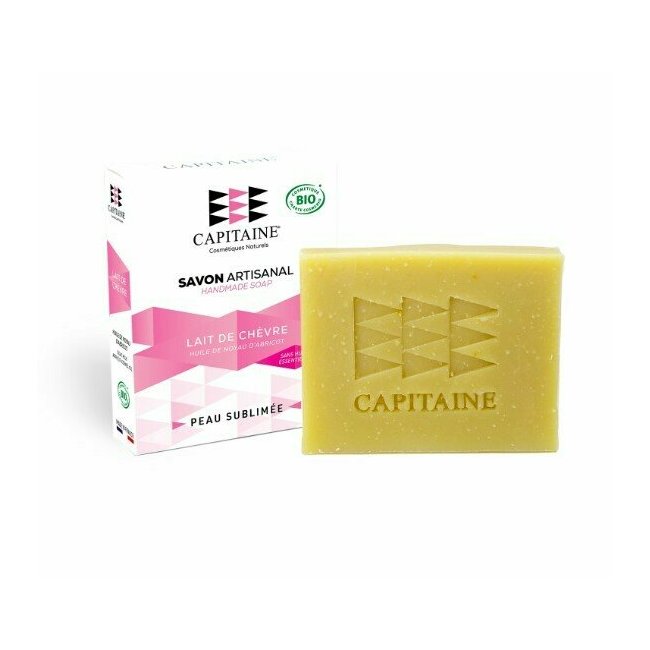 Savon surgras lait de chvres BIO  capitaine Bretagne