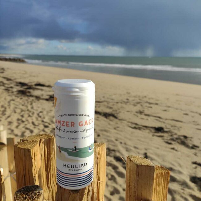poudre nettoyante visage et corps aux probiotiques actifs- Heuliad