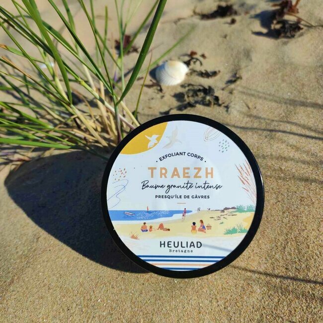 Traezh, baume granit intense - baume exfoliant corps HEULIAD