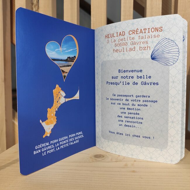 PASSEPORT GAVRAIS - BRETAGNE  - HEULIAD CREATIONS