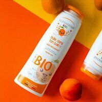 Bain moussant enfants naturel et bio bulle dans ton bain abricot 250 ml alphanova