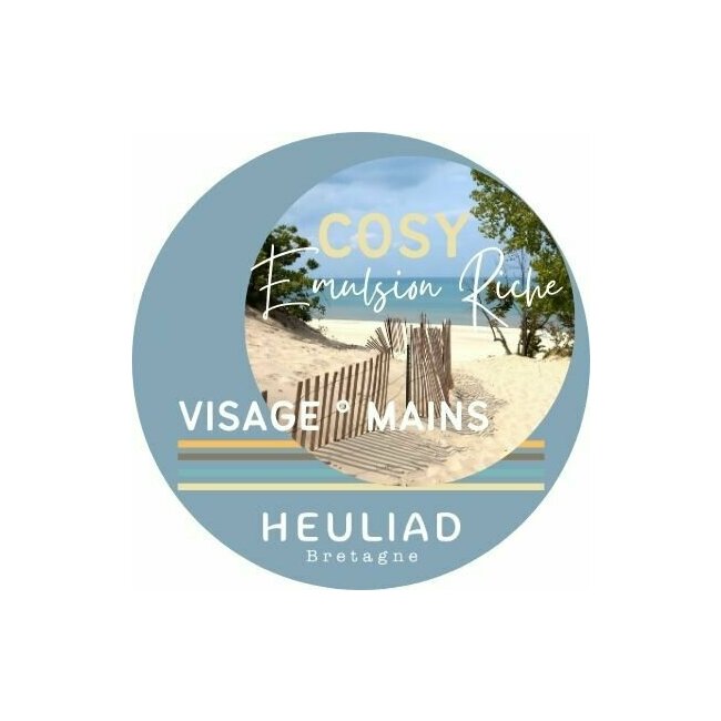 Emulsion cosy Heuliad - Crme naturelle bretagne pour peau sche