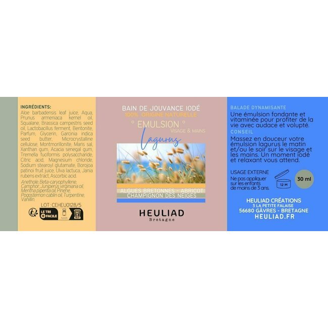 Emulsion lagurus heuliad bretagne