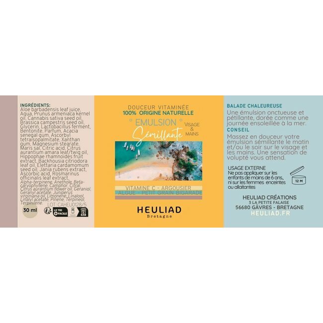 Emulsion smillante Heuliad vitamine C