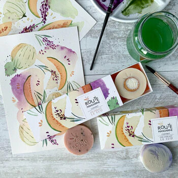 Coffret Aquarelle 3 savons "ON DIRAIT LE SUD"