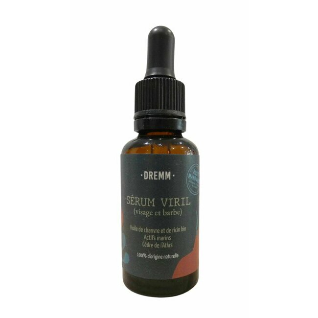 Huile visage barbe cheveux