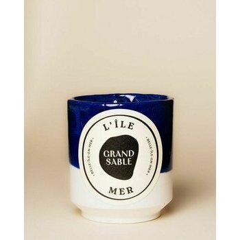 Bougie Porcelaine Parfum&eacute;e Ile Mer
